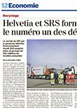 Tribune de Genève - Helvetia Environnement et SRS forment le numéro un des déchets en Suisse